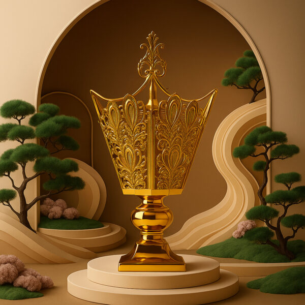 RoyalGold Electric Bukhoor Burner – Classic Arabic Incense Warmer