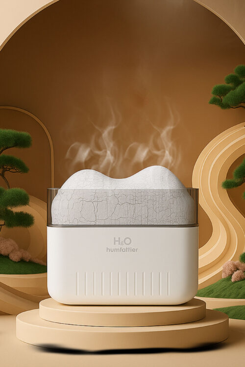H₂O Ultrasonic Cool Mist Humidifier – Soft Glow Edition